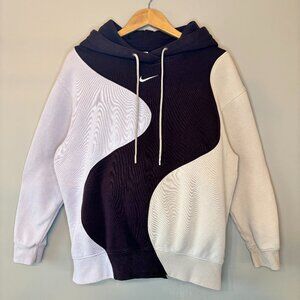 Neutral Neapolitan Hoodie Small Handmade Nike Center Swoosh Brown Tan Sweatshirt